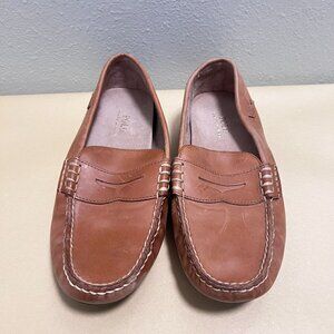 Polo Ralph Lauren Leather Loafers 10.5D Brown Mens Driving Shoes